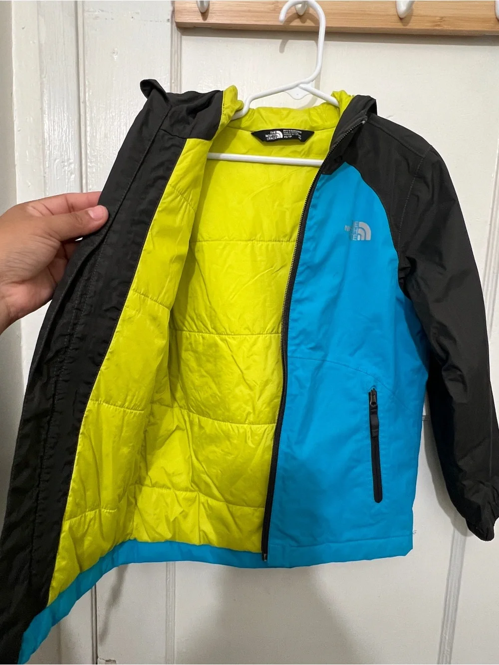 The North Face Kids' Blue Rain Jacket